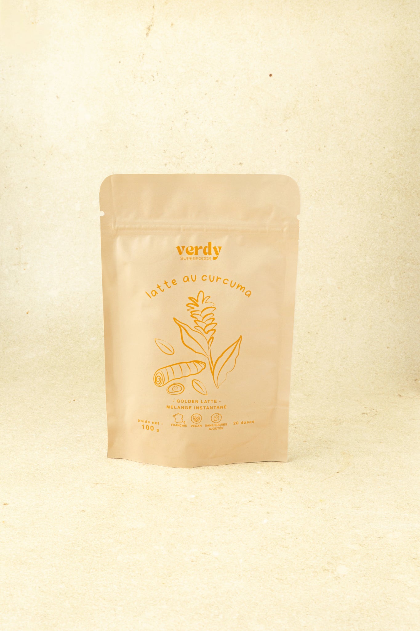 latte au curcuma x golden milk - Verdy Superfoods