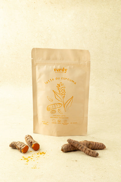 latte au curcuma x golden milk - Verdy Superfoods