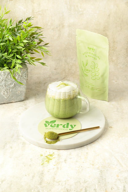 melange latte matcha moringa